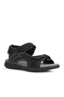Geox Men's Black U Spherica Ec5 Flat Sandals | Derimod Geox Men's Black U Spherica Ec5 Flat Sandals | Derimod