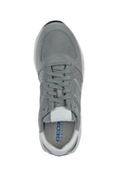 Geox Erkek Gri U Spherica VSeries Sneaker | Derimod Geox Erkek Gri U Spherica VSeries Sneaker | Derimod