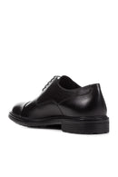 Geox Men's Black U Walk Pleasure Lace-Up Leather Casual Shoes | Derimod Geox Men's Black U Walk Pleasure Lace-Up Leather Casual Shoes | Derimod
