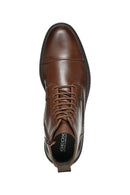 Geox Erkek Kahverengi Walk Pleasure Bağcıklı Fermuarlı Deri Postal Bot | Derimod Geox Erkek Kahverengi Walk Pleasure Bağcıklı Fermuarlı Deri Postal Bot | Derimod