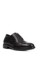 Geox Men's Black Walk Pleasure Lace-up Leather Classic Shoes | Derimod Geox Men's Black Walk Pleasure Lace-up Leather Classic Shoes | Derimod