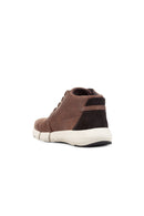 Geox Men's Brown Adacter H Lace-up Leather Sneaker Boots | Derimod Geox Men's Brown Adacter H Lace-up Leather Sneaker Boots | Derimod