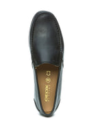 Geox Erkek Siyah Siron W Deri Casual Loafer | Derimod Geox Erkek Siyah Siron W Deri Casual Loafer | Derimod