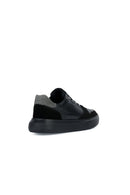 Geox Erkek Siyah Deiven Bağcıklı Deri Sneaker | Derimod Geox Erkek Siyah Deiven Bağcıklı Deri Sneaker | Derimod