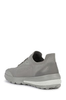 Geox Men's Gray Spherica Active Lace Up Fabric Sneaker | Derimod Geox Men's Gray Spherica Active Lace Up Fabric Sneaker | Derimod