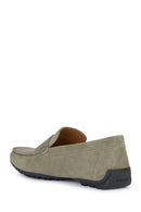 Geox Erkek Yeşil Kosmopolis + Grip Süet Deri Casual Loafer | Derimod Geox Erkek Yeşil Kosmopolis + Grip Süet Deri Casual Loafer | Derimod
