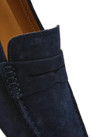 Geox Men's Navy Blue Kosmopolis + Grip Suede Leather Casual Loafer | Derimod Geox Men's Navy Blue Kosmopolis + Grip Suede Leather Casual Loafer | Derimod