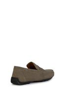 Geox Erkek Vizon Kosmopolis Süet Deri Casual Loafer | Derimod Geox Erkek Vizon Kosmopolis Süet Deri Casual Loafer | Derimod