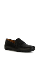 Geox Erkek Siyah U Kosmopolis + Grip B - Tum Deri Casual Loafer | Derimod Geox Erkek Siyah U Kosmopolis + Grip B - Tum Deri Casual Loafer | Derimod