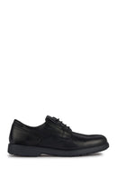 Geox Men's Black Spherica Ec11 Lace-Up Leather Casual Shoes | Derimod Geox Men's Black Spherica Ec11 Lace-Up Leather Casual Shoes | Derimod