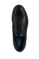 Geox Men's Black Spherica Ec11 Lace-Up Leather Casual Shoes | Derimod Geox Men's Black Spherica Ec11 Lace-Up Leather Casual Shoes | Derimod