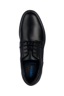 Geox Men's Black Spherica Ec11 Wide Lace-Up Leather Casual Shoes | Derimod Geox Men's Black Spherica Ec11 Wide Lace-Up Leather Casual Shoes | Derimod