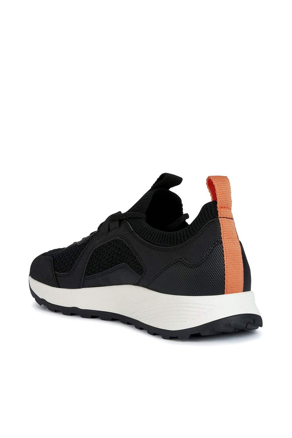 Geox Erkek Siyah Deri Detaylı U Terrestre Sneaker