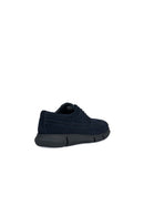 Geox Men's Navy Blue Adacter Lace-Up Nubuck Leather Casual Shoes | Derimod Geox Men's Navy Blue Adacter Lace-Up Nubuck Leather Casual Shoes | Derimod