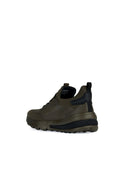 Geox Erkek Yeşil Spherica Actif Bağcıklı Deri Sneaker | Derimod Geox Erkek Yeşil Spherica Actif Bağcıklı Deri Sneaker | Derimod