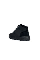 Geox Men's Black Spherica Lace-Up Leather Boots | Derimod Geox Men's Black Spherica Lace-Up Leather Boots | Derimod