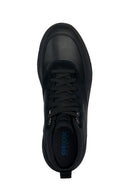 Geox Men's Black Spherica Lace-Up Leather Boots | Derimod Geox Men's Black Spherica Lace-Up Leather Boots | Derimod