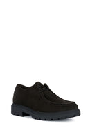 Geox Men's Brown Spherica Ec7 Suede Leather Casual Shoes | Derimod Geox Men's Brown Spherica Ec7 Suede Leather Casual Shoes | Derimod