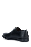 Geox Men's Black Decio Laced Leather Classic Shoes | Derimod Geox Men's Black Decio Laced Leather Classic Shoes | Derimod