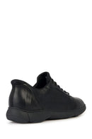 Geox Men's Black Nebula Lace-up Leather Sneaker | Derimod Geox Men's Black Nebula Lace-up Leather Sneaker | Derimod