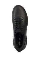 Geox Men's Black Nebula Lace-up Leather Sneaker | Derimod Geox Men's Black Nebula Lace-up Leather Sneaker | Derimod