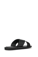 Geox Erkek Siyah Erica Deri Terlik | Derimod Geox Erkek Siyah Erica Deri Terlik | Derimod