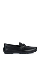 Geox Men's Black Moner 2Fit Leather Casual Loafer | Derimod Geox Men's Black Moner 2Fit Leather Casual Loafer | Derimod