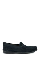 Geox Men's Navy Blue Ascanio Suede Leather Casual Loafer | Derimod Geox Men's Navy Blue Ascanio Suede Leather Casual Loafer | Derimod