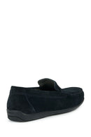 Geox Men's Navy Blue Ascanio Suede Leather Casual Loafer | Derimod Geox Men's Navy Blue Ascanio Suede Leather Casual Loafer | Derimod
