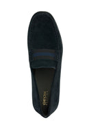 Geox Men's Navy Blue Ascanio Suede Leather Casual Loafer | Derimod Geox Men's Navy Blue Ascanio Suede Leather Casual Loafer | Derimod