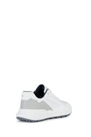 Geox Men's White Pg1x Lace Up Fabric Sneaker | Derimod Geox Men's White Pg1x Lace Up Fabric Sneaker | Derimod