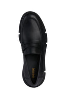 Geox Men's Black Andalo Leather Casual Loafer | Derimod Geox Men's Black Andalo Leather Casual Loafer | Derimod