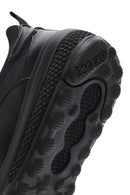 Geox Erkek Siyah Spherica Actif Bağcıklı Deri Sneaker | Derimod Geox Erkek Siyah Spherica Actif Bağcıklı Deri Sneaker | Derimod