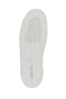 Geox Erkek Beyaz Bağcıklı Deri Sneaker | Derimod Geox Erkek Beyaz Bağcıklı Deri Sneaker | Derimod