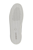 Geox Erkek Lacivert Affıle Bağcıklı Deri Sneaker | Derimod Geox Erkek Lacivert Affıle Bağcıklı Deri Sneaker | Derimod