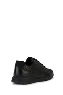 Geox Men's Black Spherica Ec2 Lace-up Leather Sneaker | Derimod Geox Men's Black Spherica Ec2 Lace-up Leather Sneaker | Derimod