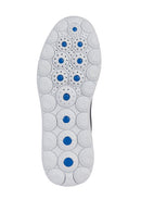 Geox Men's Navy Blue Spherica Lace-Up Leather Sneaker | Derimod Geox Men's Navy Blue Spherica Lace-Up Leather Sneaker | Derimod