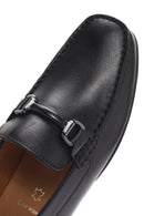 Geox Men's Black Kosmopolis + Grip Leather Loafer | Derimod Geox Men's Black Kosmopolis + Grip Leather Loafer | Derimod
