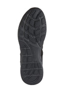 Geox Men's Black Sanzio Laced Suede Leather Sandals | Derimod Geox Men's Black Sanzio Laced Suede Leather Sandals | Derimod