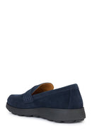 Geox Erkek Lacivert Spherica Ec10 Süet Deri Casual Loafer | Derimod Geox Erkek Lacivert Spherica Ec10 Süet Deri Casual Loafer | Derimod