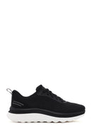 Geox Men's Black Spherica Active X Lace-Up Fabric Sneaker | Derimod Geox Men's Black Spherica Active X Lace-Up Fabric Sneaker | Derimod