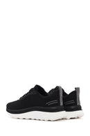 Geox Men's Black Spherica Active X Lace-Up Fabric Sneaker | Derimod Geox Men's Black Spherica Active X Lace-Up Fabric Sneaker | Derimod