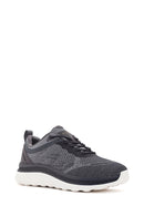 Geox Men's Grey Spherica Active X Lace-Up Fabric Sneakers | Derimod Geox Men's Grey Spherica Active X Lace-Up Fabric Sneakers | Derimod