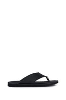 Geox Erkek Siyah Erice Parmak Arası Deri Terlik | Derimod Geox Erkek Siyah Erice Parmak Arası Deri Terlik | Derimod