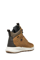 Geox Men's Brown Lace-Up Leather Boat | Derimod Geox Men's Brown Lace-Up Leather Boat | Derimod