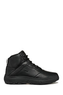 Geox Men Black U Nebula+Grip B Abx B - Le+Gbk Lace Leather Outdoor Boot | Derimod Geox Men Black U Nebula+Grip B Abx B - Le+Gbk Lace Leather Outdoor Boot | Derimod