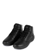 Geox Men Black U Nebula+Grip B Abx B - Le+Gbk Lace Leather Outdoor Boot | Derimod Geox Men Black U Nebula+Grip B Abx B - Le+Gbk Lace Leather Outdoor Boot | Derimod