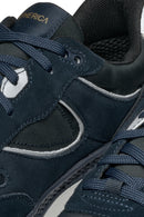 Geox Erkek Lacivert Spherica Actif X1 Abx Bağcıklı Waterproof Deri Sneaker | Derimod Geox Erkek Lacivert Spherica Actif X1 Abx Bağcıklı Waterproof Deri Sneaker | Derimod