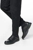 Geox Erkek Siyah U Spherıca Ec1 B Abx B - Sm.Le Bağcıklı Deri Casual Ayakkabı | Derimod Geox Erkek Siyah U Spherıca Ec1 B Abx B - Sm.Le Bağcıklı Deri Casual Ayakkabı | Derimod