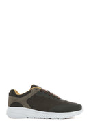 Geox Men's Green U Klaıver Laced Fabric Sneakers | Derimod Geox Men's Green U Klaıver Laced Fabric Sneakers | Derimod